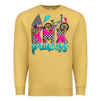 Antique Gold bmx princess Premium Sweatshirt - Zillion Design Studio