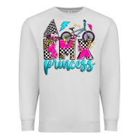 Dove Grey bmx princess Premium Sweatshirt - Zillion Design Studio