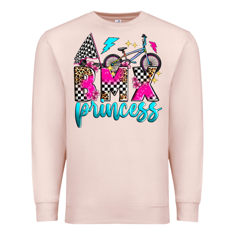 Bmx Princess Premium Sweatshirt by Zillion Design Studio | Teevron