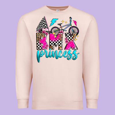 Bmx Princess Premium Sweatshirt Designed By Zillion Design Studio
