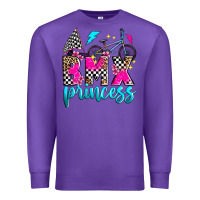 Purple bmx princess Premium Sweatshirt - Zillion Design Studio