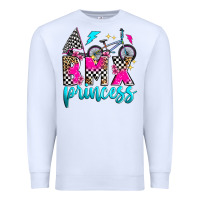 White bmx princess Premium Sweatshirt - Zillion Design Studio