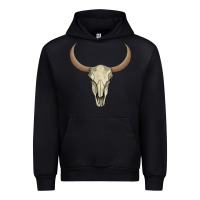 Black bull skull Urban Hoodie - AdoDesignShop