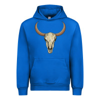 Cobalt bull skull Urban Hoodie - AdoDesignShop