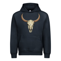Navy bull skull Urban Hoodie - AdoDesignShop