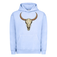 Pigment Grape Ice bull skull Urban Hoodie - AdoDesignShop