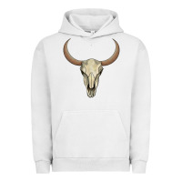 Pigment Lunar Rock bull skull Urban Hoodie - AdoDesignShop