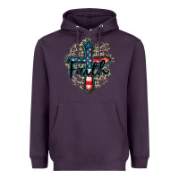 Plum faith usa Heavyweight Hoodie - Zillion Design Studio