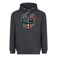 Smoke faith usa Heavyweight Hoodie - Zillion Design Studio