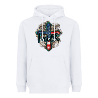 White faith usa Heavyweight Hoodie - Zillion Design Studio