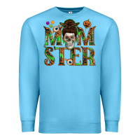 Ocean Blue Momster Premium Sweatshirt - texasbilliewilder