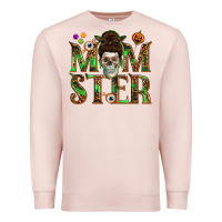 Pale Pink Momster Premium Sweatshirt - texasbilliewilder