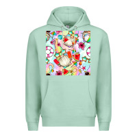 Seafoam summer gnome seamless pattern Premium Hoodie - BundleAndBundleShop