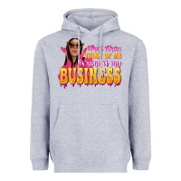 Heather Grey afro black boss lady Heavyweight Hoodie - texasbilliewilder