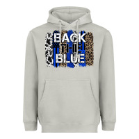 Moon Dust back the blue brushstroke Heavyweight Hoodie - Zillion Design Studio