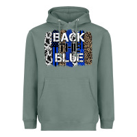 Sage back the blue brushstroke Heavyweight Hoodie - Zillion Design Studio