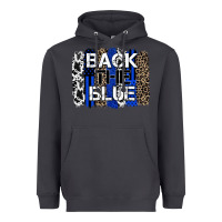 Smoke back the blue brushstroke Heavyweight Hoodie - Zillion Design Studio