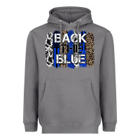 Storm back the blue brushstroke Heavyweight Hoodie - Zillion Design Studio