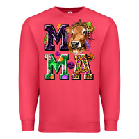 Cardinal Mama Cow Halloween Premium Sweatshirt - texasbilliewilder
