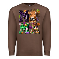 Chestnut Mama Cow Halloween Premium Sweatshirt - texasbilliewilder