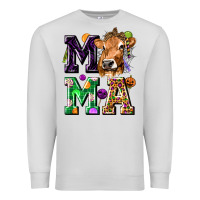 Dove Grey Mama Cow Halloween Premium Sweatshirt - texasbilliewilder
