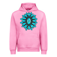 Fuchsia Pink turqoise gemstone Urban Hoodie - AdoDesignShop