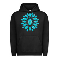 Pigment Black turqoise gemstone Urban Hoodie - AdoDesignShop