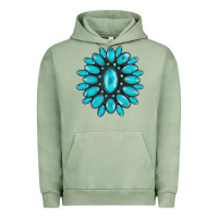 Pigment Oil Green turqoise gemstone Urban Hoodie - AdoDesignShop