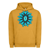 Pigment Peanut Butter turqoise gemstone Urban Hoodie - AdoDesignShop