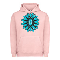 Pigment Salmon turqoise gemstone Urban Hoodie - AdoDesignShop