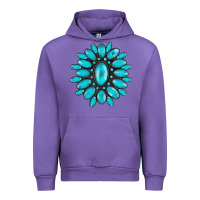 Tulip turqoise gemstone Urban Hoodie - AdoDesignShop