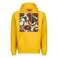 Lemon cowboy western seamless pattern Premium Hoodie - BundleAndBundleShop