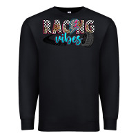 Black racing vibes Premium Sweatshirt - Zillion Design Studio