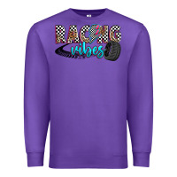 Purple racing vibes Premium Sweatshirt - Zillion Design Studio