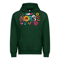 Forest Green western nurse life Urban Hoodie - Artiststas