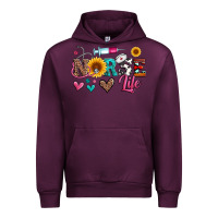Mauve Wine western nurse life Urban Hoodie - Artiststas