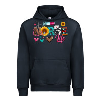Navy western nurse life Urban Hoodie - Artiststas