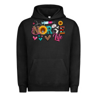 Pigment Black western nurse life Urban Hoodie - Artiststas