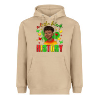 Mushroom a little black history with boy juneteenth Heavyweight Hoodie - texasbilliewilder
