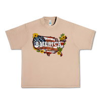 Burro usa map Urban Heavy Tee - Artiststas