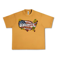 Peanut Butter usa map Urban Heavy Tee - Artiststas