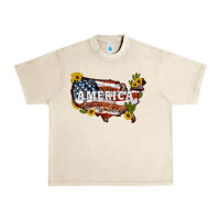 Sandshell usa map Urban Heavy Tee - Artiststas