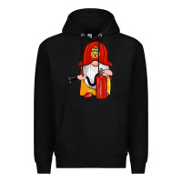 Black firefighter gnomes Premium Hoodie - Artiststas