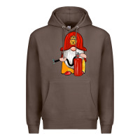 Coffee firefighter gnomes Premium Hoodie - Artiststas