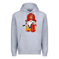 Heather Grey firefighter gnomes Premium Hoodie - Artiststas