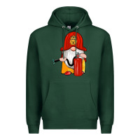 Sports Green firefighter gnomes Premium Hoodie - Artiststas