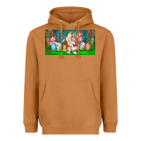 Meerkat Spring Easter Bunny Heavyweight Hoodie - RanaPortraitStore