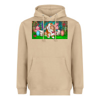 Mushroom Spring Easter Bunny Heavyweight Hoodie - RanaPortraitStore