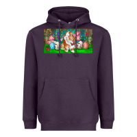 Spring Easter Bunny Heavyweight Hoodie | Teevron