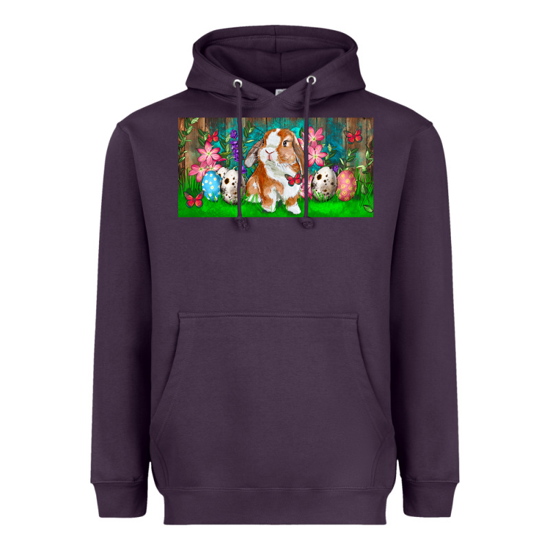 Spring Easter Bunny Heavyweight Hoodie by RanaPortraitStore | Teevron